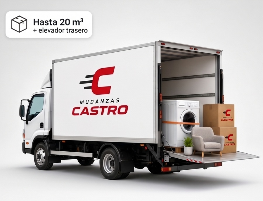 Camión con plataforma